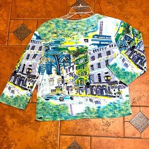 Colorful Cityscape Kids Shirt